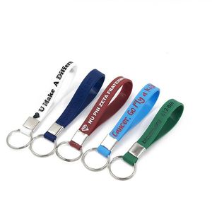 Pulsera de Silicona Personalizada Promocional, Llavero de Goma de Baloncesto con Logotipo - Product Image 4