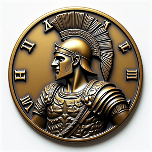 Nhà Máy biểu tượng tùy chỉnh kim loại đồng xu nhà sản xuất bán buôn cổ kim loại tiền xu cổ Rome cổ điển tiền xu cũ - Product Image 6