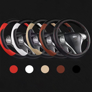 <span class=keywords><strong>Volant</strong></span> de direction en cuir Nappa souple à 4 branches, housse de <span class=keywords><strong>volant</strong></span> tendance, accessoires intérieurs de voiture universels de haute qualité, OEM/ODM <span class=keywords><strong>personnalisé</strong></span> - Product Image 5