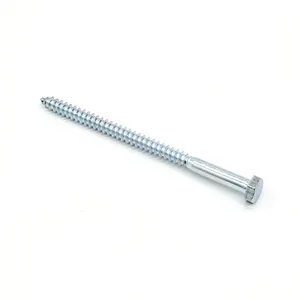 Fasteners Supplier DIN 571 Galvanized Hex Head Wood Screw Din571 Lag Bolt Coach Screw For Promotion