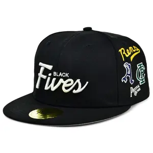 Men New Style Gorras Fitted Hat Sports Caps 3D Puff Embroidery e custom 6 panel 3d embroidery flat brim snapback caps hats