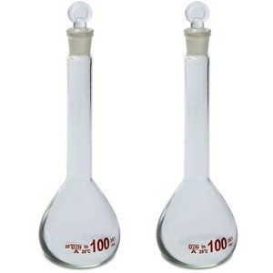 10 25มิลลิลิตร50 100 250 500มิลลิลิตร1l แก้วห้องปฏิบัติการขวดปริมาตรที่มีจุก - Product Image 6