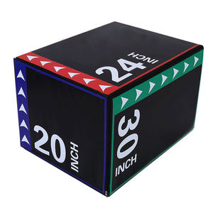 Caja de Salto Pliométrica 3 en 1 de Espuma de Alta Densidad con Cubierta de PVC Antideslizante, Caja de Ejercicio Resistente para CrossFit y Gimnasio - Product Image 5