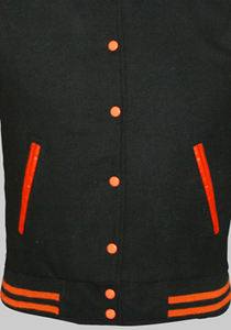 แจ็คเก็ตเลตเตอร์แมนแบบใหม่ปี 2025 ออกแบบเองได้ น้ำหนักเบา ระบายอากาศดี แขนหนังผสมขนสัตว์ มีตัวเลือกไซส์ใหญ่ ขายส่ง - Product Image 5