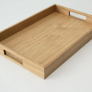 Bandeja de Madera de Lujo para Servir, Única, Elegante y Perfecta para Servir Café, Té o Aperitivos a un Precio Económico - Product Image 1