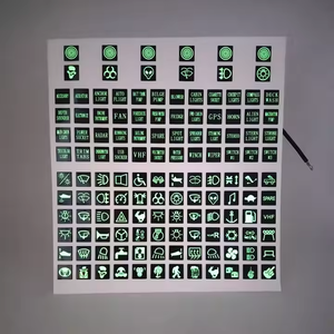 120 pegatinas luminosas para interruptores de panel, calcomanías para interruptores de coche, barco y automóvil - Product Image 5