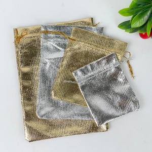 Wholesale Custom Luxury <b>Small</b> Eco-Friendly Durable Satin Jewelry <b>Bag</b> Drawstring Screen-printed logo Suitable for Gift-giving - Product Image 5