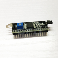 Placa adaptadora LCD1602, interfaz IIC/I2C, módulo convertidor de 5V, módulo convertidor adaptador LCD de 5V, placa de interfaz para LCD1602 2004 LCD