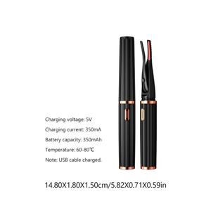 Nouveaux recourbe-cils chauffants rechargeables par USB, à boucles naturelles, longue durée 24 heures, 2 en 1, type clip - Product Image 5