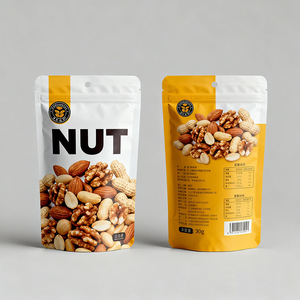 Bolsas Doypack de Mylar con Cierre Hermético, Impresión Personalizada, Mate, para Envasado de Nueces de Anacardo - Product Image 1