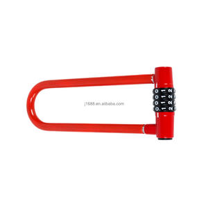 Verrouillage en <span class=keywords><strong>U</strong></span> solide Offre Spéciale prix d'usine de haute qualité <span class=keywords><strong>antivol</strong></span> robuste pour vélo avec câble - Product Image 1