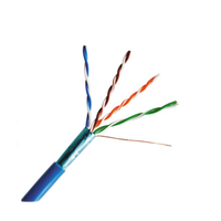 Câble Ethernet Serpent CAT6 UTP/FTP avec blindage en feuille d'aluminium et tressé, 4 conducteurs en cuivre, gaine PVC, 100m/305m, CMR/CMP, certifié CE pour applications optiques