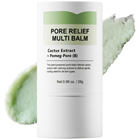 Baume multi-usages pour les pores, baume rafraîchissant pour le visage, pour les pores dilatés, la peau gonflée, minimisation des pores avec extrait de cactus, soin coréen pour la peau