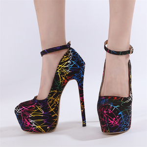 รองเท้าส้นสูงแบบสวมสำหรับงานแต่งงานผู้หญิง รุ่นใหม่ประจำฤดูร้อนปี 2025 ดีไซน์หรูหรา ปลายแหลม สายรัดข้อเท้า เหมาะสำหรับฤดูร้อนและฤดูใบไม้ผลิ - Product Image 2