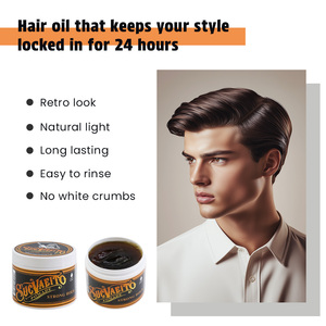 Marque privée 113g Ingrédients biologiques Cire coiffante à base d'eau Pommade pour cheveux à tenue forte Brillance et confiture Loc <span class=keywords><strong>N</strong></span> Gel - Product Image 5