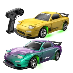 YT 1/64 8,3 <span class=keywords><strong>cm</strong></span> Serie <span class=keywords><strong>Auto</strong></span> RX7 RC con Design Accattivante, Esperienza Creativa, Funzione di Illuminazione Simulata, Mini <span class=keywords><strong>Auto</strong></span> da Drift con Telecomando - Product Image 1