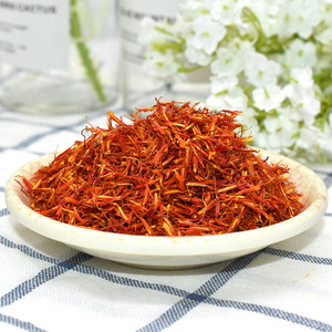 Flor de azafrán 100% pura al por mayor, suministro a granel de estigmas secos de azafrán de China, sin aditivos, cártamo crudo - Product Image 4
