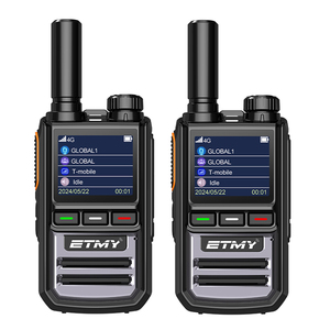 Set de 2 Walkie Talkies 4G GPS con Alcance Global de 5000KM, Radio LTE de Largo Alcance, SIM Gratis, Radio de Seguridad de 500KM/100KM - Product Image 1