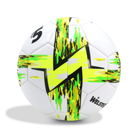 Ballon de football en PVC imperméable, cousu à la machine, taille officielle 5, léger, pour sports d'équipe, entraînement toutes saisons, matchs en extérieur, école