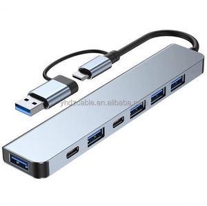 Multifunctional <b>Hub</b> 7 in 1 Docking Station USB 3.0 High-speed Transmission 2 to 7 <b>Hub</b> Docking Station USB 2.0 - Product Image 5