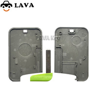 Coque de clé intelligente 2 boutons pour Renault Laguna Espace, télécommande de remplacement pour entrée sans clé