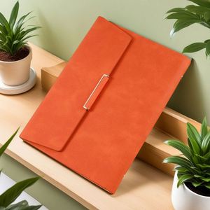 High Quality A5 PU Leather Hardcover <b>Notebook</b> 6 Ring <b>Binder</b> Daily Weekly Planner with PVC & Paper Pages Personalized Gift Idea - Product Image 4