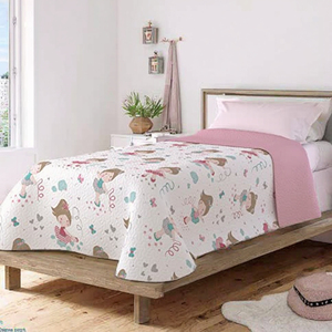 Edredón Infantil <span class=keywords><strong>Victorio</strong></span> Lucchino con Estampado Tradicional para Primavera/Verano Cubrecama Ligero de Microfibra con Diseño de Bailarinas. (90cm) - Product Image 6