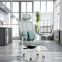 Salle de réunion de conférence en maille Ordinateur de travail Boss Executive Home Office Chaise ergonomique