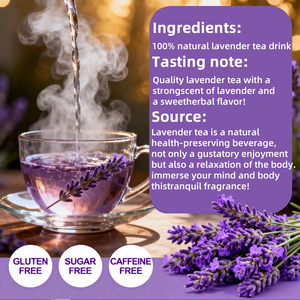 Lavanda Essiccata 100% Naturale di Alta Qualità, Nuovo Arrivo, Erba Naturale Pura, Fiori di Lavanda Viola Essiccati per Tè - Product Image 3