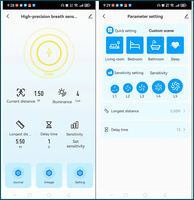 Détecteur de présence humaine ZigBee 24G avec temps de retard réglable de 2 à 1500 secondes, détecteur d'occupation humaine par radar, luminosité 0-2000LUX