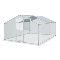Nouveau poulailler extérieur de type 4*3*2m avec toile pare-soleil, fabrication OEM
