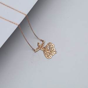 Collana di Alta Qualità con Pendente Girevole del Mevlana, Gioielleria Islamica Musulmana in Acciaio Inossidabile, Collana con Pendente Rumi - Product Image 3