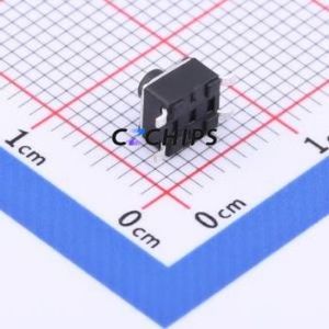 TS-KG09S-AT43F Tactile Switch SMD Switch Single Pole Single Throw Round Button 2.5N Vertical Mount - Product Image 2