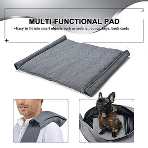 สายสะพายหิ้วสำหรับเดินทางของสัตว์เลี้ยง,กระเป๋าสะพายข้างแบบปรับสายได้ไม่ต้องถือ - Product Image 4