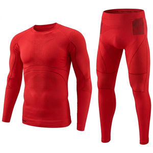 Ensemble d'entraînement sportif d'été pour hommes MERITORIOUS INTERNATIONAL, séchage rapide, extensible, motif géométrique, 65% tissu en carbone de bambou - Product Image 5