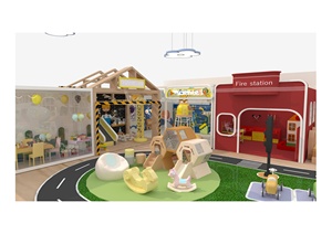 Parque Infantil Interior Personalizado con Diseño de Ciudad Pequeña Inmersiva, Área de Juego con Calles de Simulación para Niños en Centros Comerciales - Product Image 2