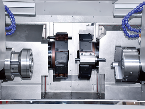 Tour CNC à double broche et double tourelle servo de 8 pouces de bonne qualité - Product Image 4