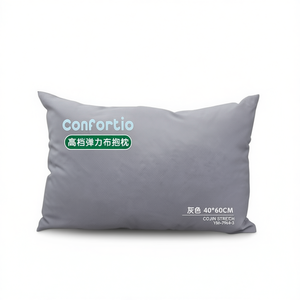 Cuscino di Lusso Elastico in Tessuto Grigio 40*60, Cuscino per Seduta e Poggiatesta di Alta Qualità - Product Image 1