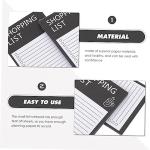 Venta caliente personalizado para hacer la lista de comestibles almohadilla magnética para nevera lista de compras magnética Memo Bloc de notas Pad - Product Image 4