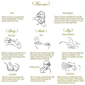 Huile de massage corporelle naturelle personnalisée pour la relaxation, pour le visage, les cheveux et le corps, marque privée - Product Image 3