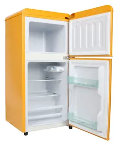 Refrigerador Retro <span class=keywords><strong>Combi</strong></span> de 102L con Doble Puerta y Manija, BCD-102R - Product Image 4
