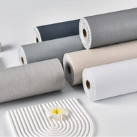 Wholesale Popular PVC Textured Paper Peint Wallpaper Rolls with Fabric Artificial Luxury <strong>Wall</strong> Covering