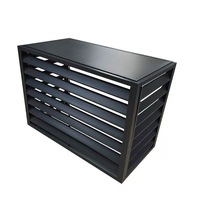 Rejilla de Protección para Unidades de Aire Acondicionado, Diseño Personalizado, para Exteriores, Montada en la Pared, Resistente al Sol y al Agua, de Aleación de Aluminio