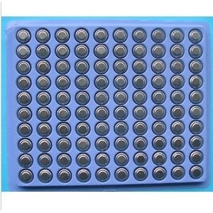 Piles bouton Lr41 Ag3 50 mAh alcalines zinc-manganèse, lot de 100 pour bagues lumineuses et cure-oreilles - Product Image 1