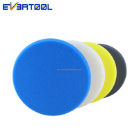 EVERTOOL-Tampon de polissage automatique pour voiture, 4 pièces, 150mm, machine à polir à la main, surface plate, produits d'entretien de la peinture et de la cire