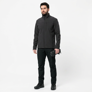 Chaqueta Softshell para Hombre Finer Threads, Abrigo Impermeable para Viajes al Aire Libre, con Capucha, Estilo Vintage Grueso, para Otoño - Product Image 1
