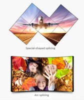Pantalla de pared de vídeo LCD, Empalme Óptico sin costuras, 46, 47, 49, 55, 60 pulgadas