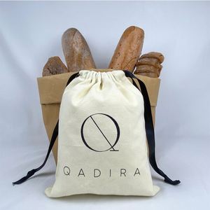 High Quality GOTS Certified Eco-friendly Organic Cotton Gift Packaging <b>Drawstring</b> <b>Bag</b> White Dust <b>Bag</b> Custom Logo Printed - Product Image 6