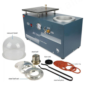 เครื่องหล่อสุญญากาศสำหรับงานจิวเวลรี่ขนาดเล็ก 2 ลิตร 4 ลิตร พร้อมเครื่องยนต์ 1 แรงม้า 220 โวลต์/110 โวลต์ ใช้งานง่าย รับประกัน 1 ปี - Product Image 4