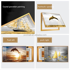 Murales <span class=keywords><strong>de</strong></span> pared colgantes con placa <span class=keywords><strong>de</strong></span> cubierta, caja <span class=keywords><strong>de</strong></span> medidor <span class=keywords><strong>de</strong></span> electricidad <span class=keywords><strong>para</strong></span> restaurante moderno, decoración <span class=keywords><strong>de</strong></span> pared con reloj, pintura <span class=keywords><strong>de</strong></span> porcelana <span class=keywords><strong>de</strong></span> cristal - Product Image 5